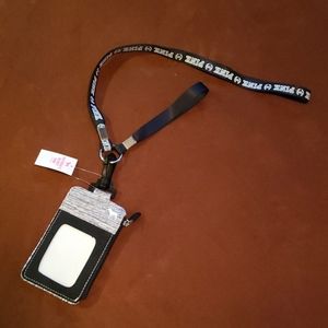 VS Pink Lanyard ID Holder